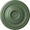 Ekena Millwork Traditional Ceiling Medallion (Fits Canopies up to 4"), 14 3/4"OD x 1 3/4"P, Athenian Green CM14TRAGF - alternate 1